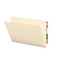Made-To-Stick Shelf Folders  Straight Cut  Single-Ply End Tab  Legal  Manila, 100PK MA193624